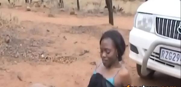  African slave forced to ride white dick outdoorsfick-vol1-3-edit-ass-2